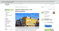Desktop Screenshot of markt-apotheke-losheim.de
